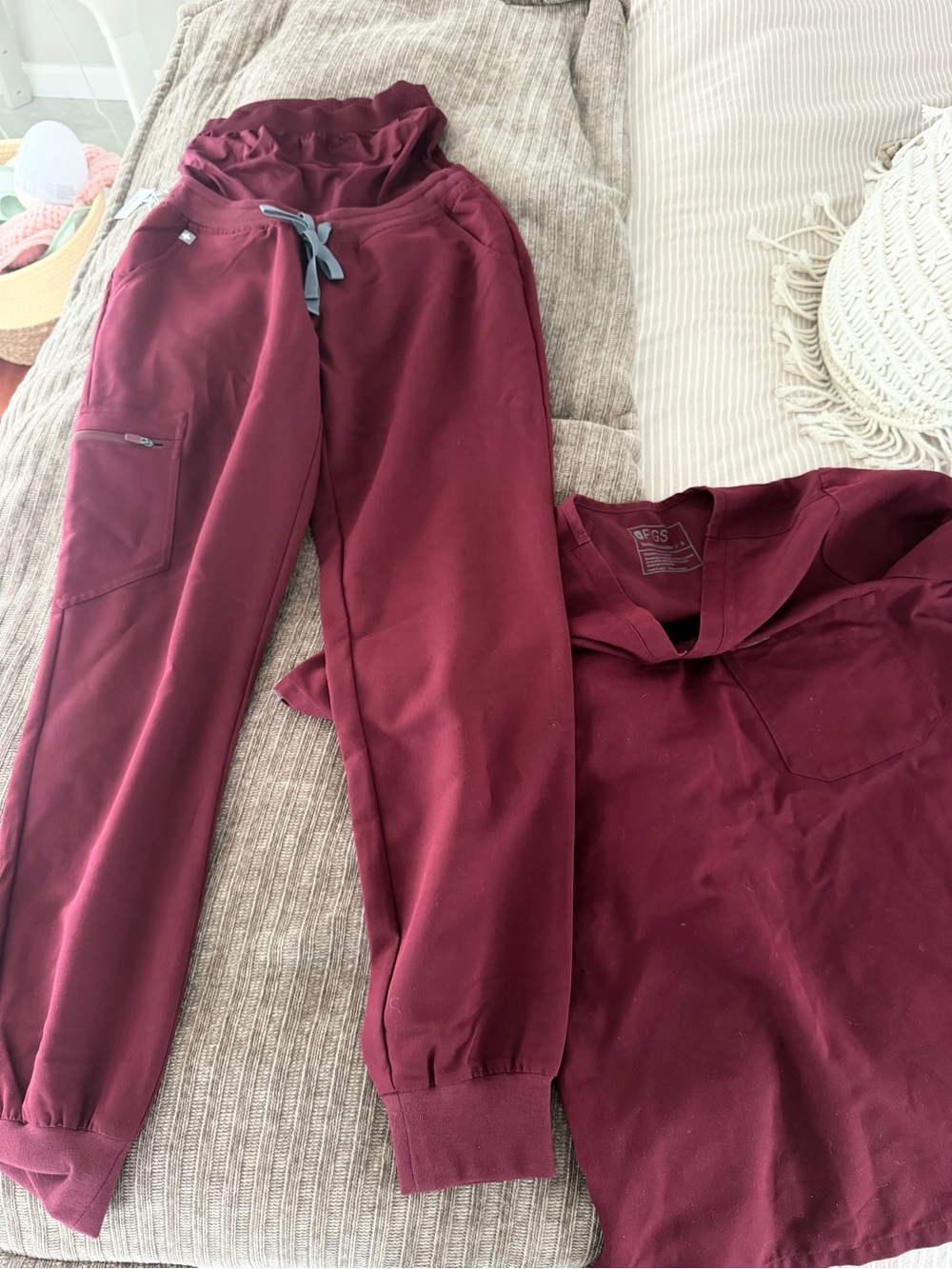 Figs maternity scrubs